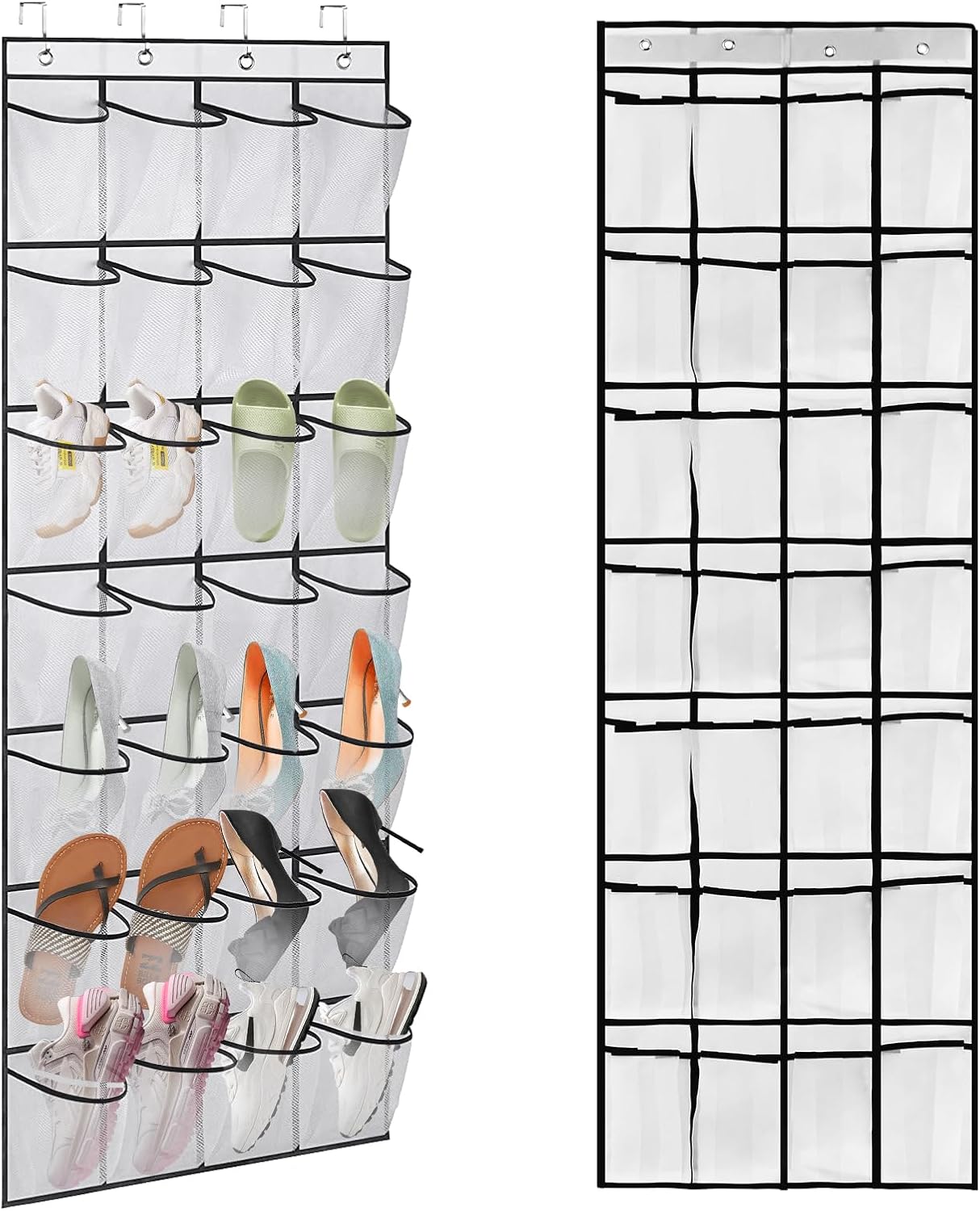 Over the Door Shoe Storage, Hanging Shoe Rack Organizer, Wall Mounted