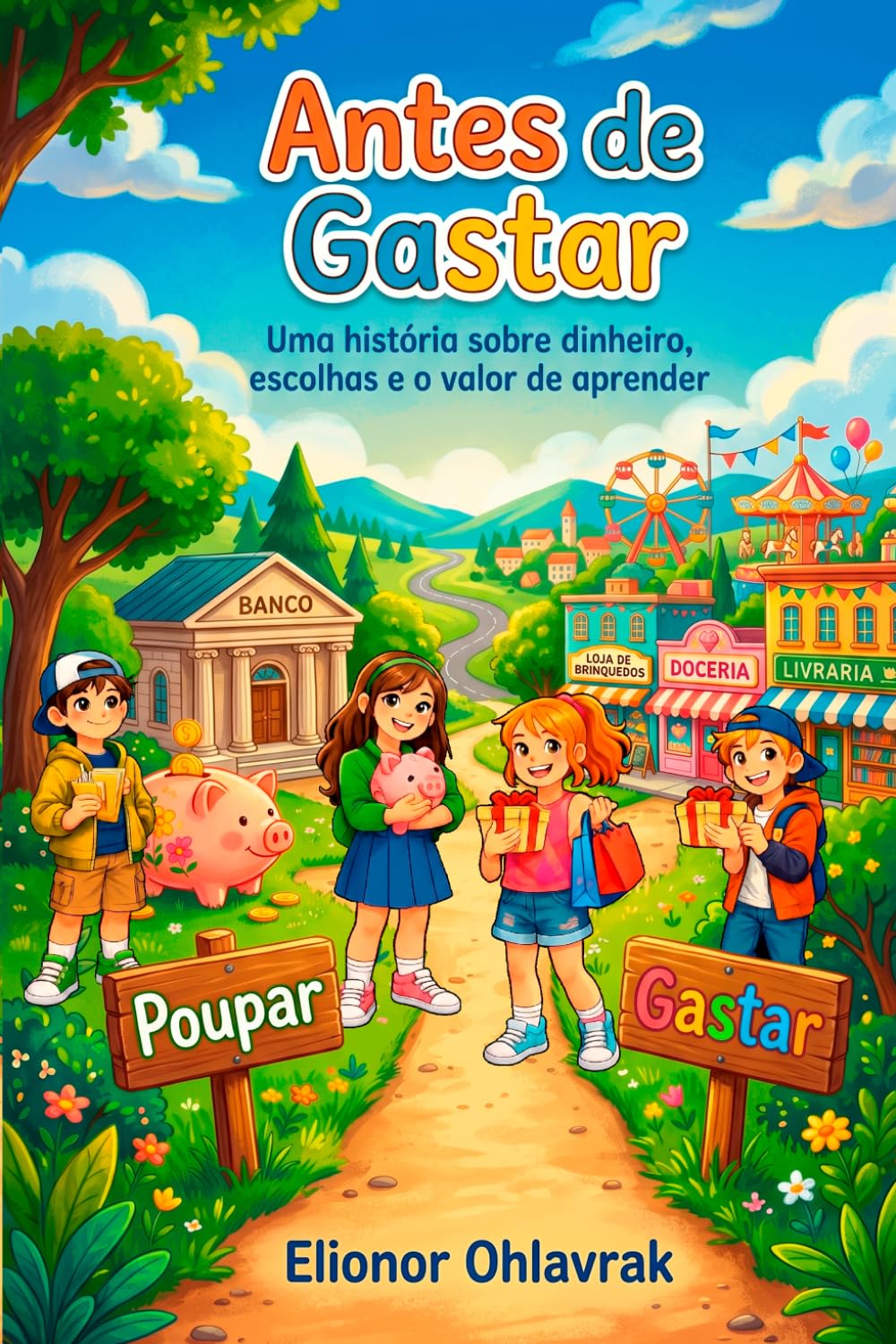 Antes de Gastar: Uma história sobre dinheiro, escolhas e o valor de aprender