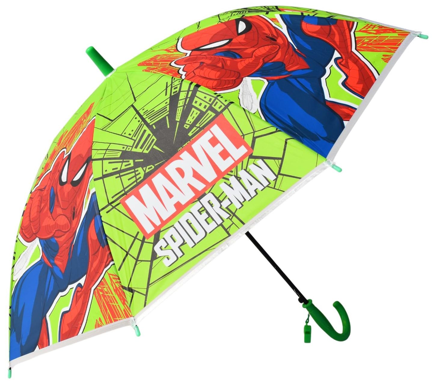 Superhero Theme Umbrella, Cartoon Print Umbrella for Kids, Superhero Umbrella for Boys Girls, Colorful Umbrella for children, PVC Boy Print Umbrella-image-11