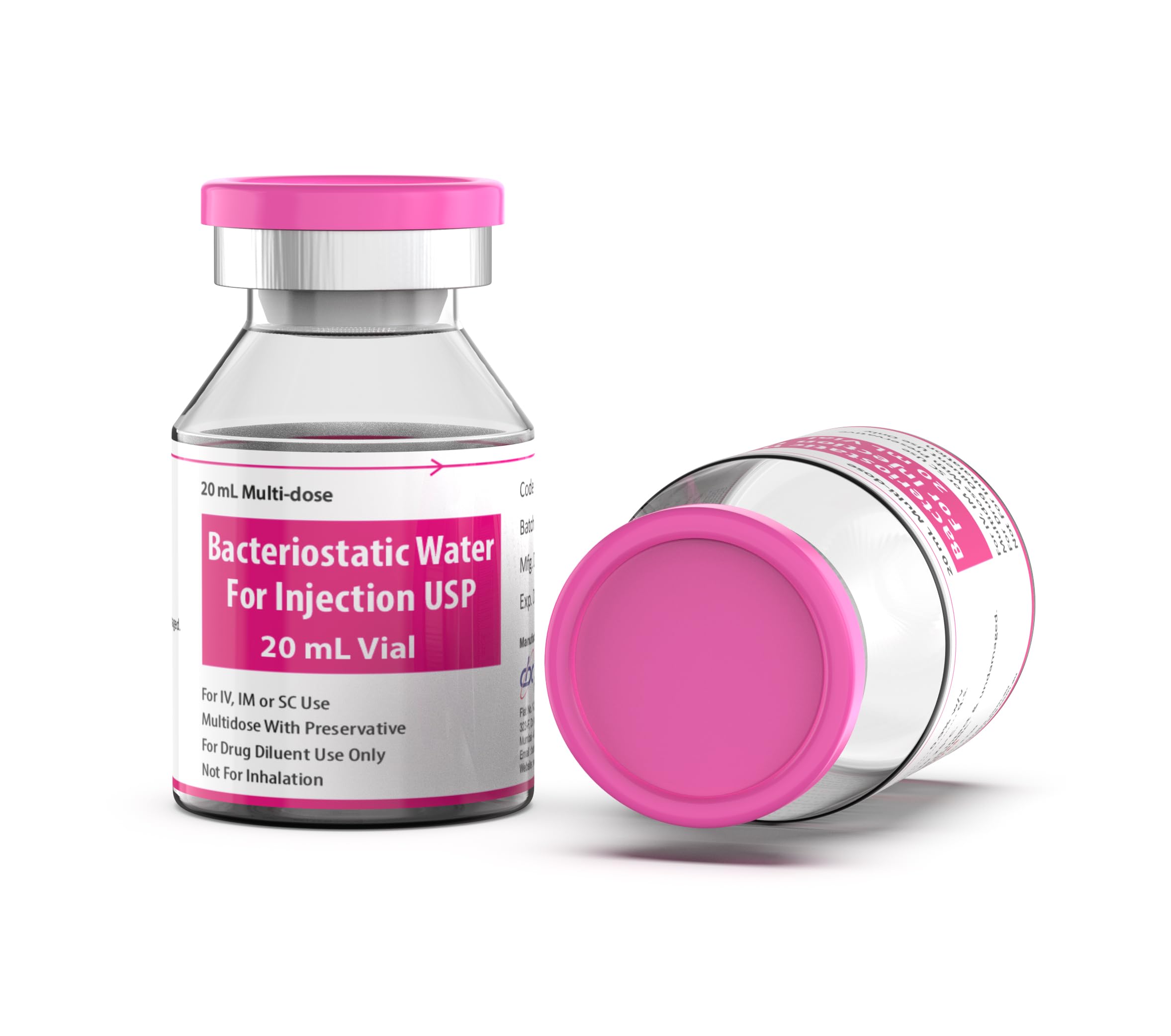 Bacteriostatic Water 20mL | 0.9% Benzyl Alcohol : Amazon.com.au: Health,  Household & Personal Care