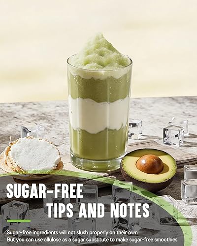 Miniatura 5 de Máquina de granizado para el hogar con función de autolimpieza, máquina profesional de bebidas congeladas, 5 programas preestablecidos, margaritas