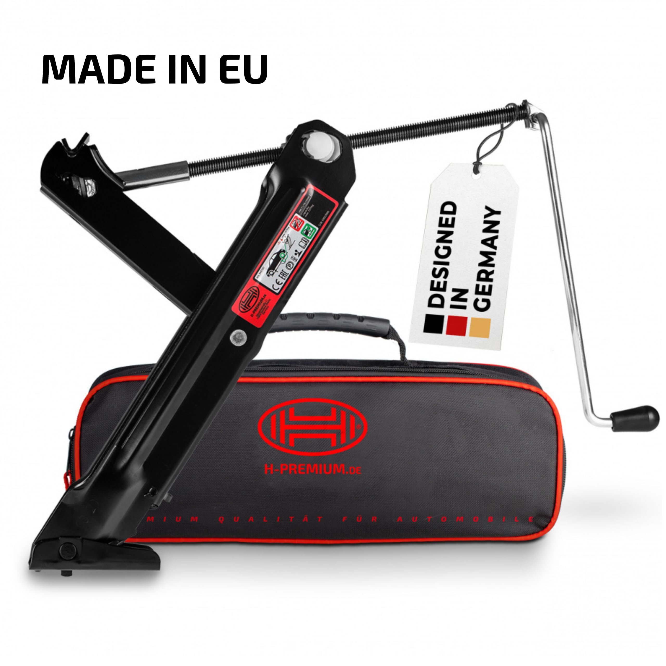 HEYNER Germany Cric de levage à ciseaux pour Transporter T5 T6 - Pour voiture, van, camping-car - Fabriqué en Europe