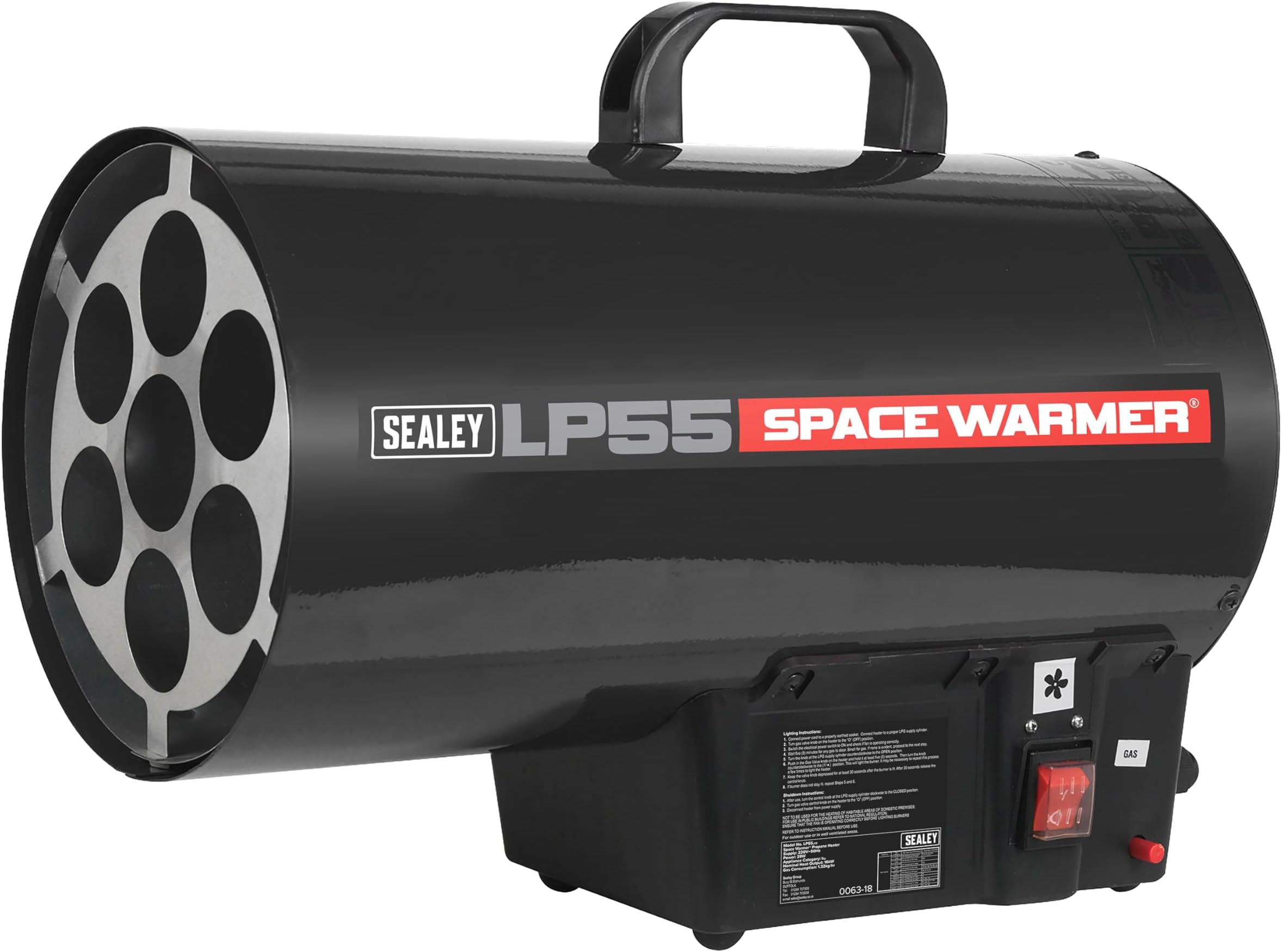Draper 47063 Jet Force Propane Space Heater (34,000 BTU/10 kW) : Amazon ...