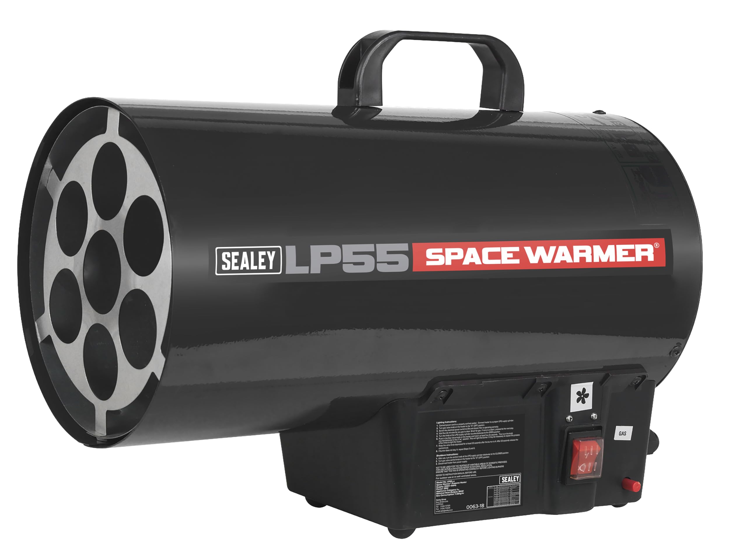 Sealey LP55 Propane Gas Space Heater