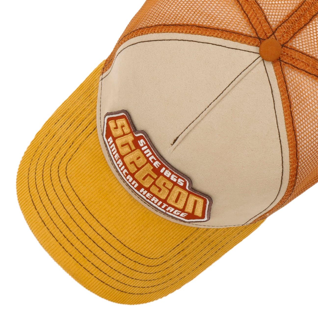 Stetson Cappellino Trucker Classic Donna/Uomo - Berretto Baseball Mesh cap Snapback, con Visiera Primavera/Estate