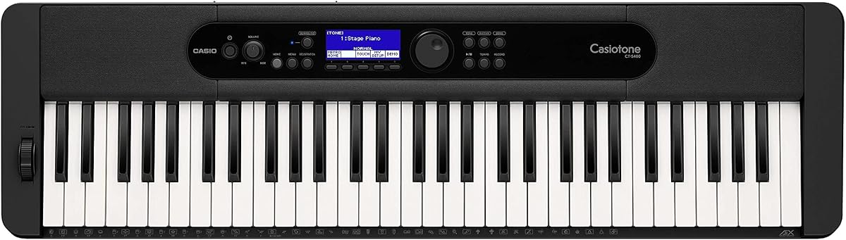 CT-S400 Casiotone Teclado portátil de 61 teclas - Negro
