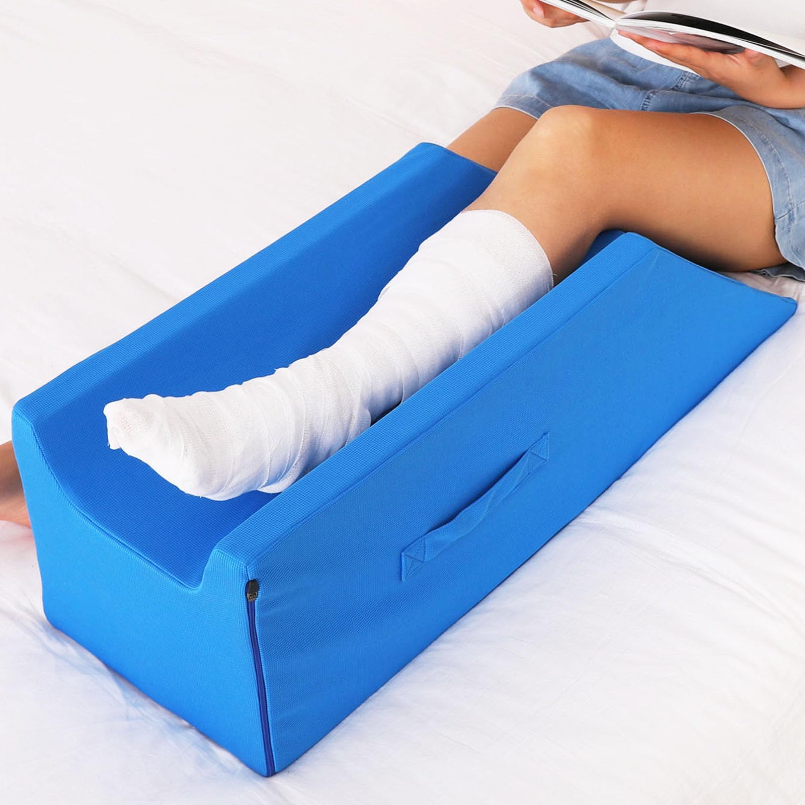Leg Elevation Wedge Pillow Knee Leg Rest Pillow for
