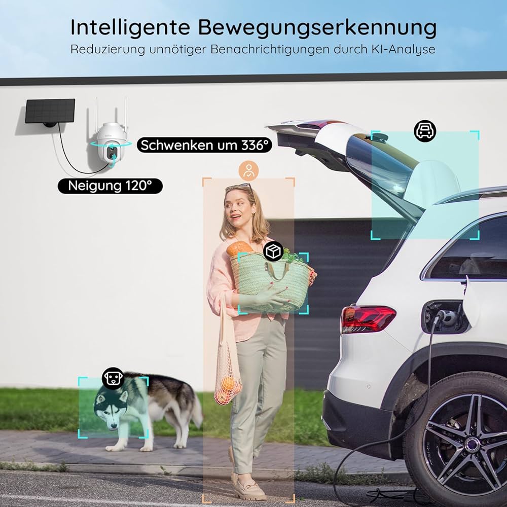 boifun 2K防犯カメラ ソーラーパネル一体型 Amazon.co.jp: 【2025新登場 ソーラーパネル一体型・省電力