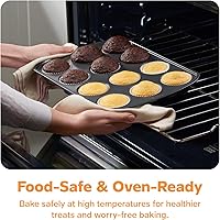 Vista 4 de GUSTO White Cupcake Liners [500 Count] - Grease-Proof, Food-Grade Baking Cups - Standard Muffin Liners for Cupcakes, Muffins, Mini Cakes & More