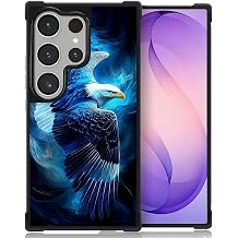for Samsung Galaxy S26 Ultra Case,Graphic Design for Girl Boy Soft Silicone Hard Acrylic Shock Protection Designed for Samsung Galaxy S26 Ultra Flying Eagle Blue Sky Pattern