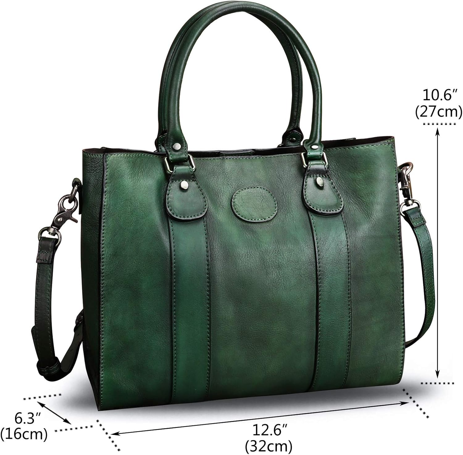 Genuine Leather Satchel Purses Handbags for Women Top Handle Shoulder Bags Lady Crossbody Tote Bag