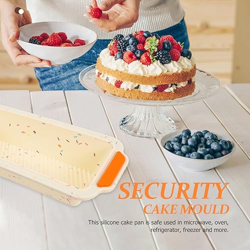 Miniatura 7 de Moldes de pan de silicona para hornear, moldes de pan antiadherentes, moldes rectangulares para tostadas de caramelos, molde para hornear de día