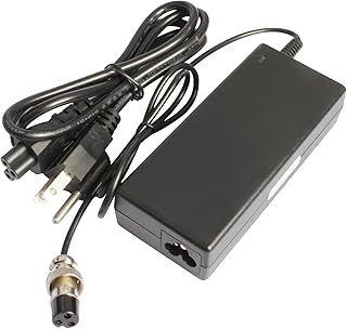 36V 1.8A Female 3-Pin XLR Lithium Battery Charger with 3-Prong Inline Power Supply Cord for Razor E100 E200 E300 E125 E150 E500 Charger