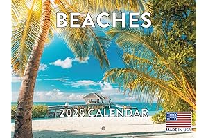 Beach Calendar 2025: Immerse Yourself in the Tranquil Beauty of Ocean Life