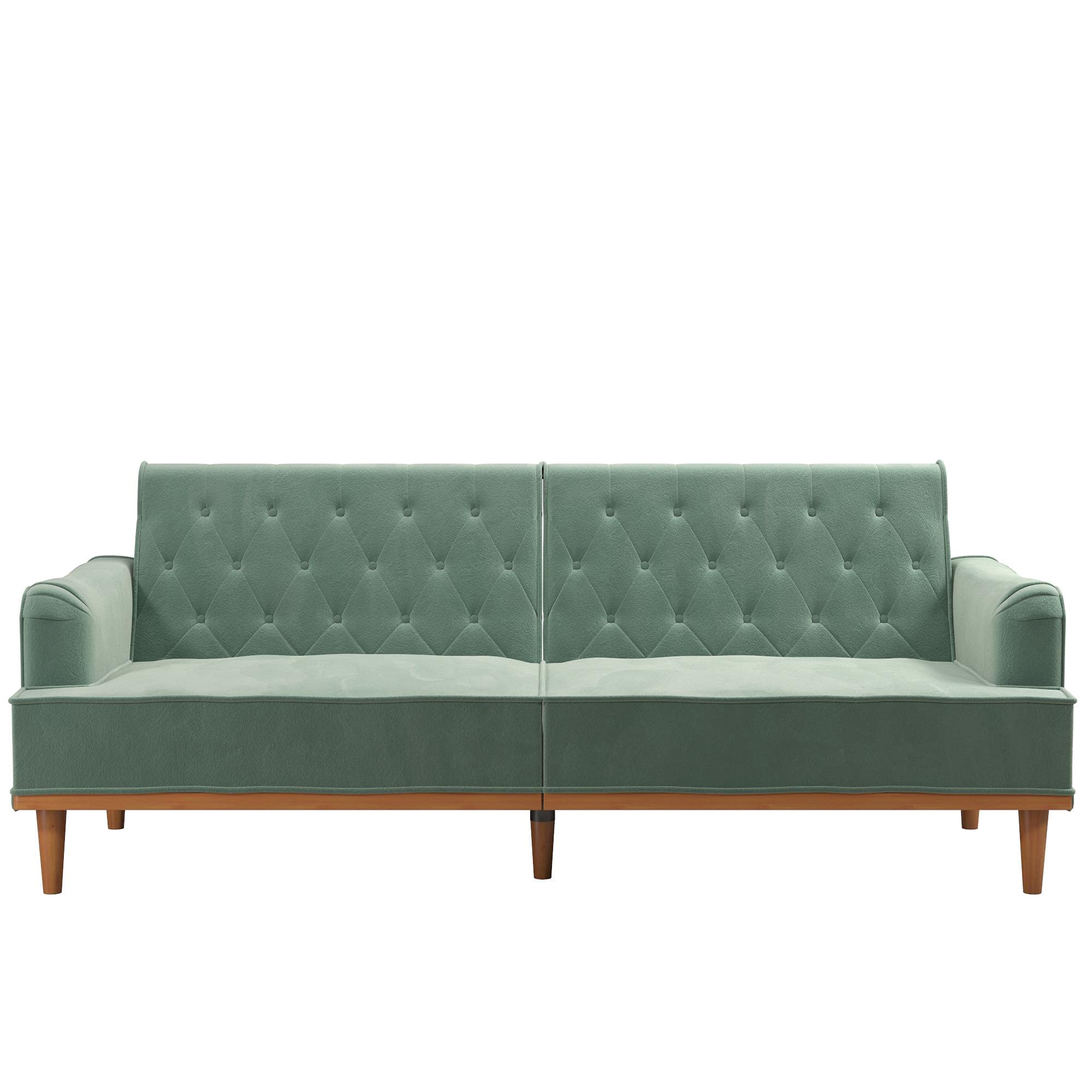 Mr. Kate Stella Vintage Convertible Sofa Bed Futon, Teal Velvet Buy
