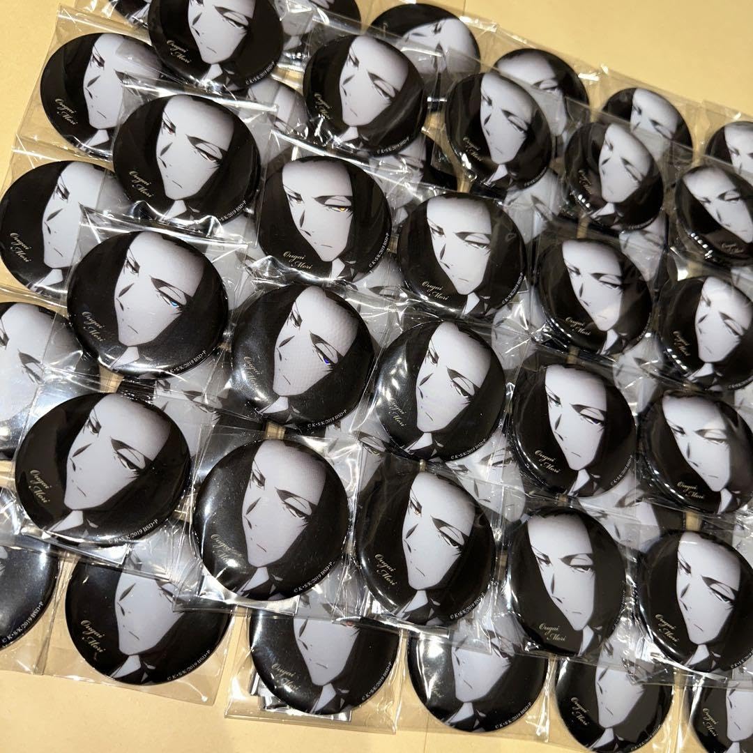 Amazon | モノクロ缶バッジ 森鴎外 50点 | バッジ | おもちゃ