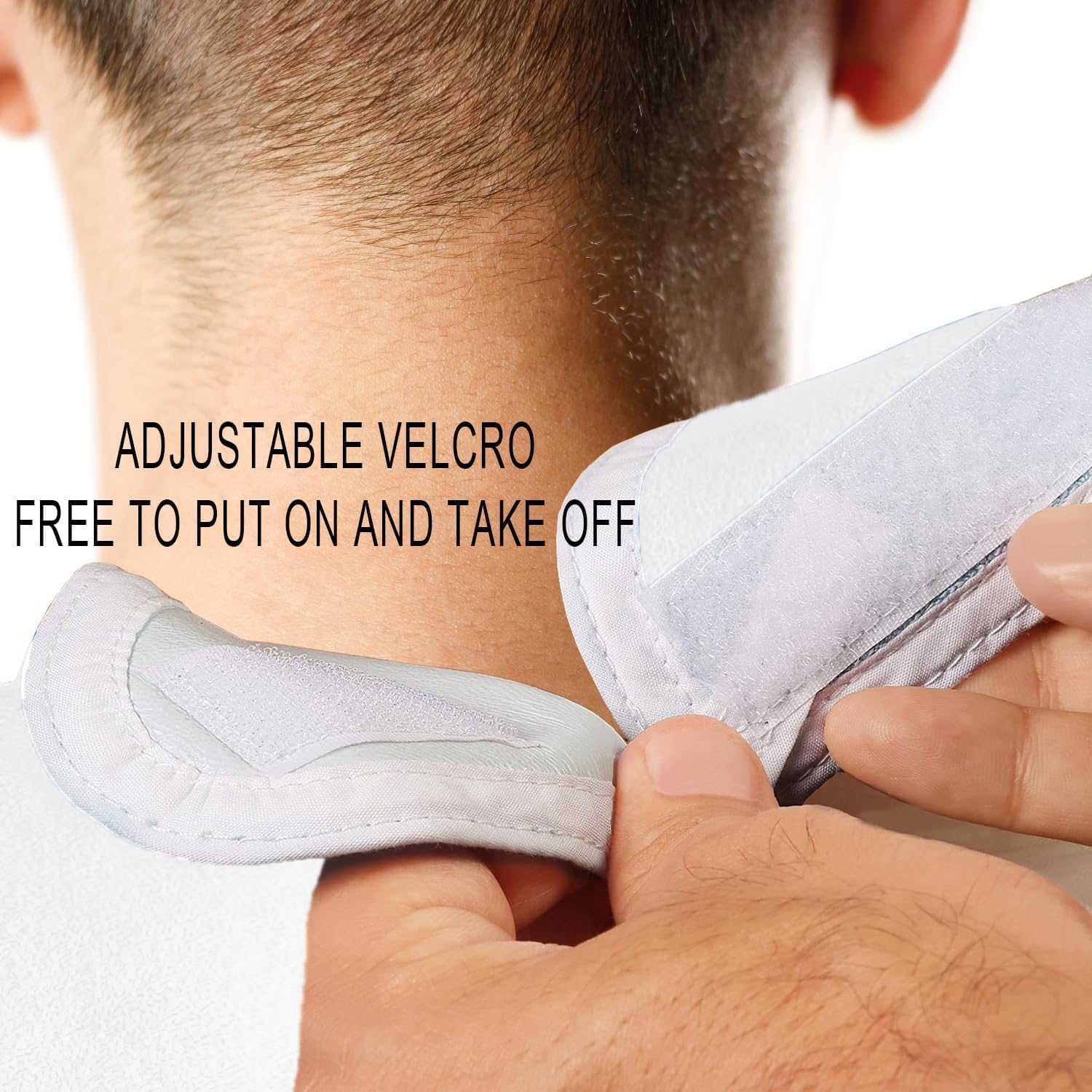 Adult Bibs For Elderly Women Men Terry Cloth Bib For Eating Adjustable bib Clothing Protectors Blue