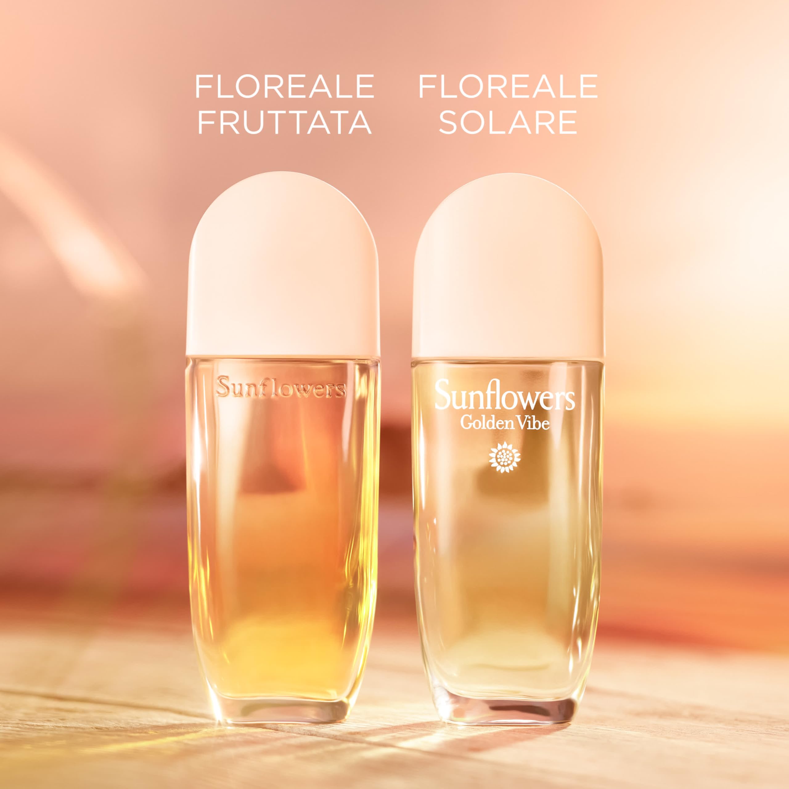 Elizabeth Arden - Sunflowers, Eau de Toilette, Fragranza per Donna, Aroma Floreale e Fresco, con Note Fruttate di Melone e Pesca, con Tocchi Floreali di Girasole, Rosa e Gelsomino - 50 ml