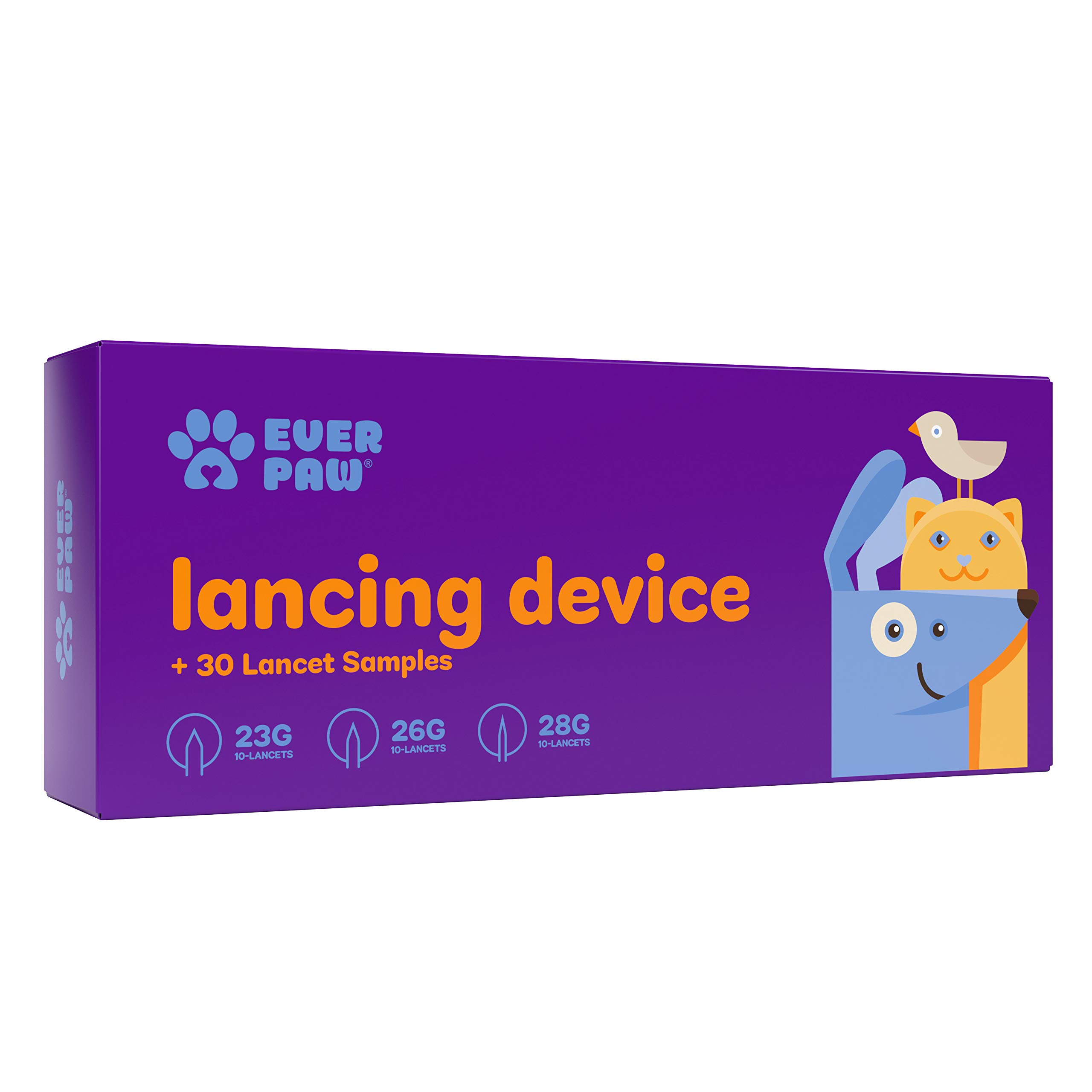 Buy EverPaw Lancing Device Kit + 30 Twist Top Lancets for Blood