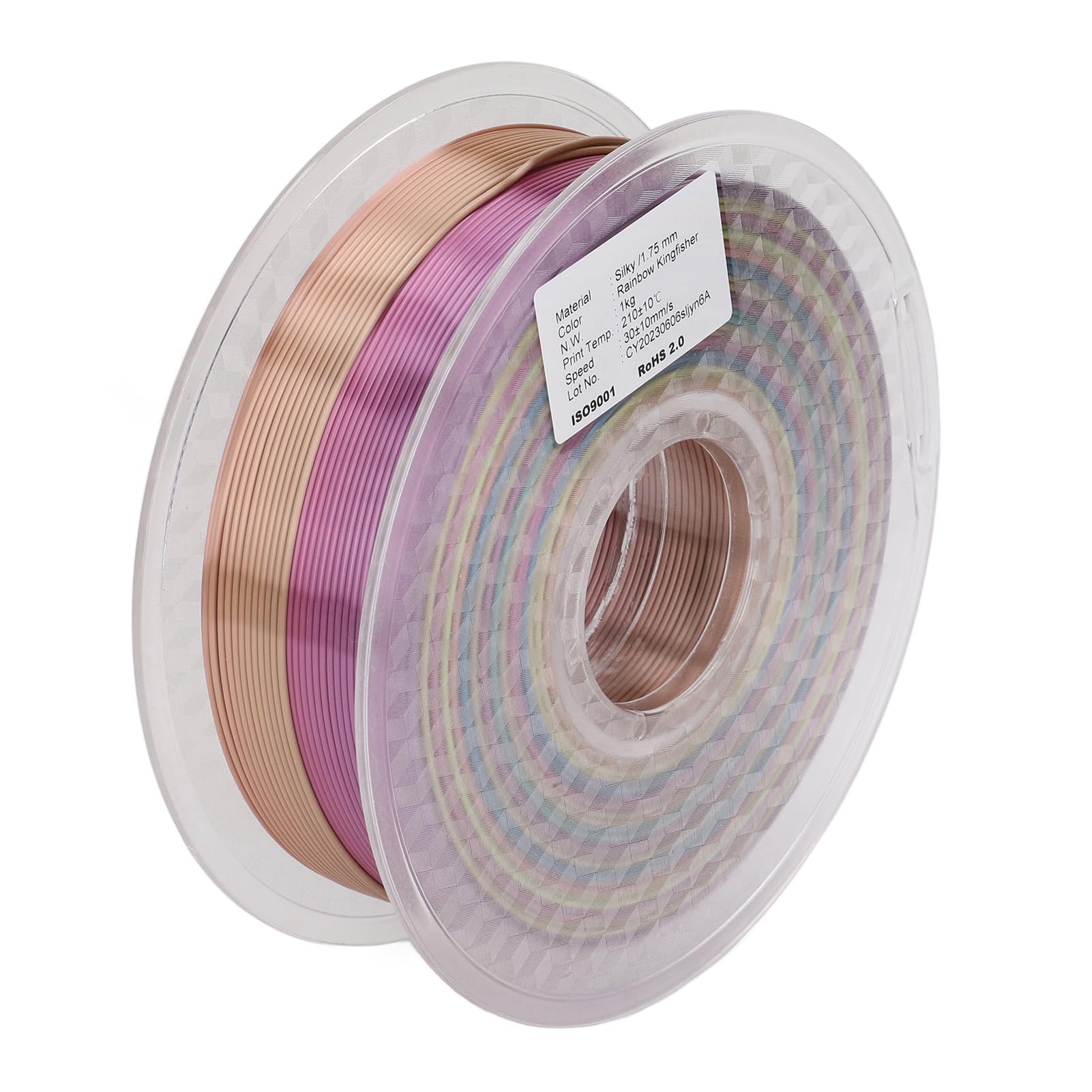 Filament do drukarki 3D PLA Druk jedwabiu Błyszczące materiały eksploatacyjne do projektów drukowania 3D Szpula 1,75 mm 1 kg