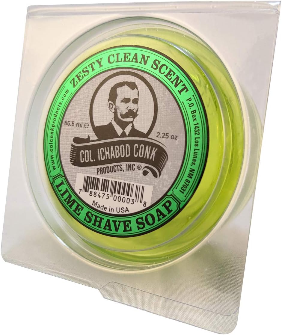 Col. Conk Lime Glycerine Shave Soap 2.25 oz. Amazon.ca Beauty