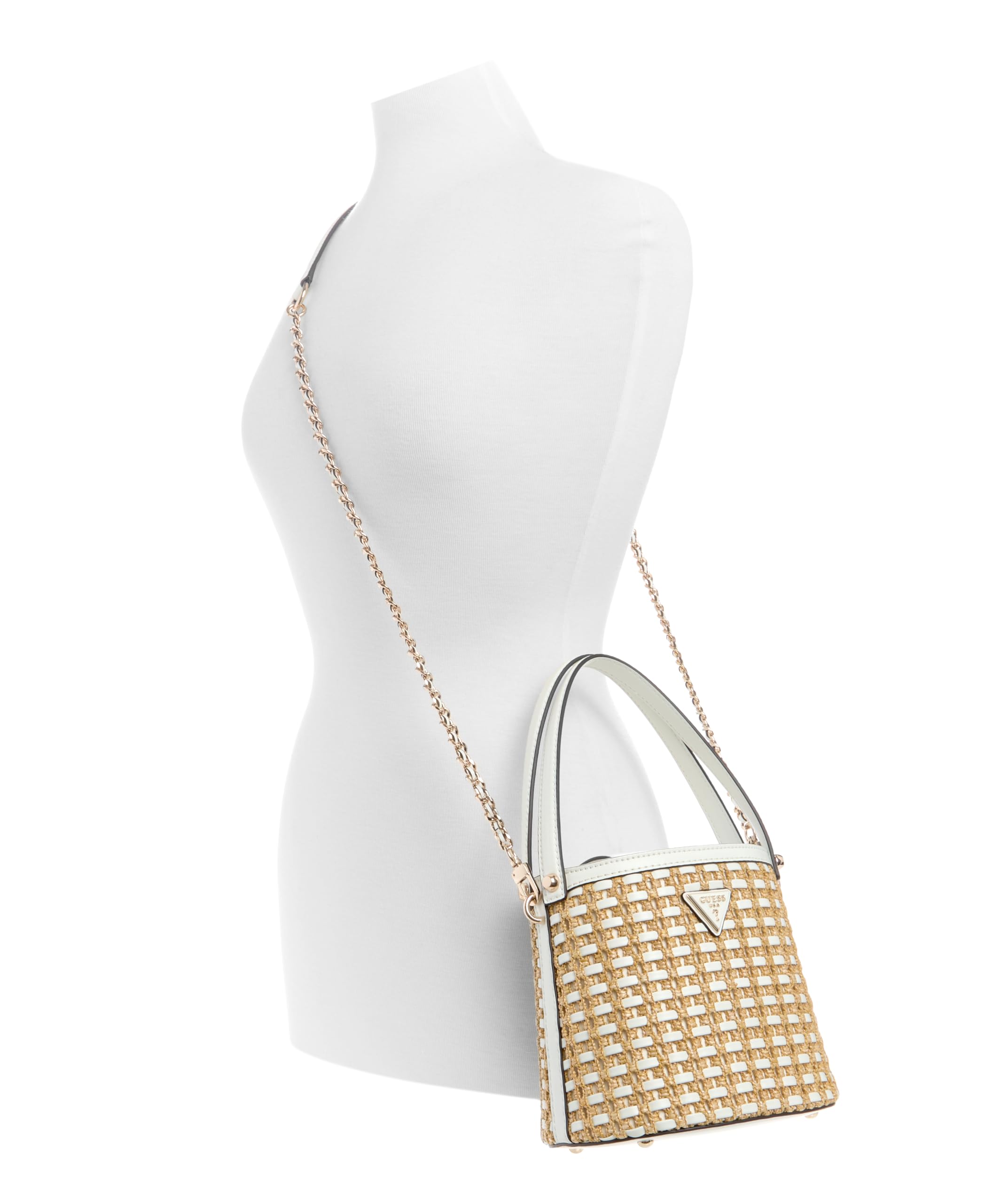 GUESS Damen Atalia Crossbody Bucket Umhängetasche