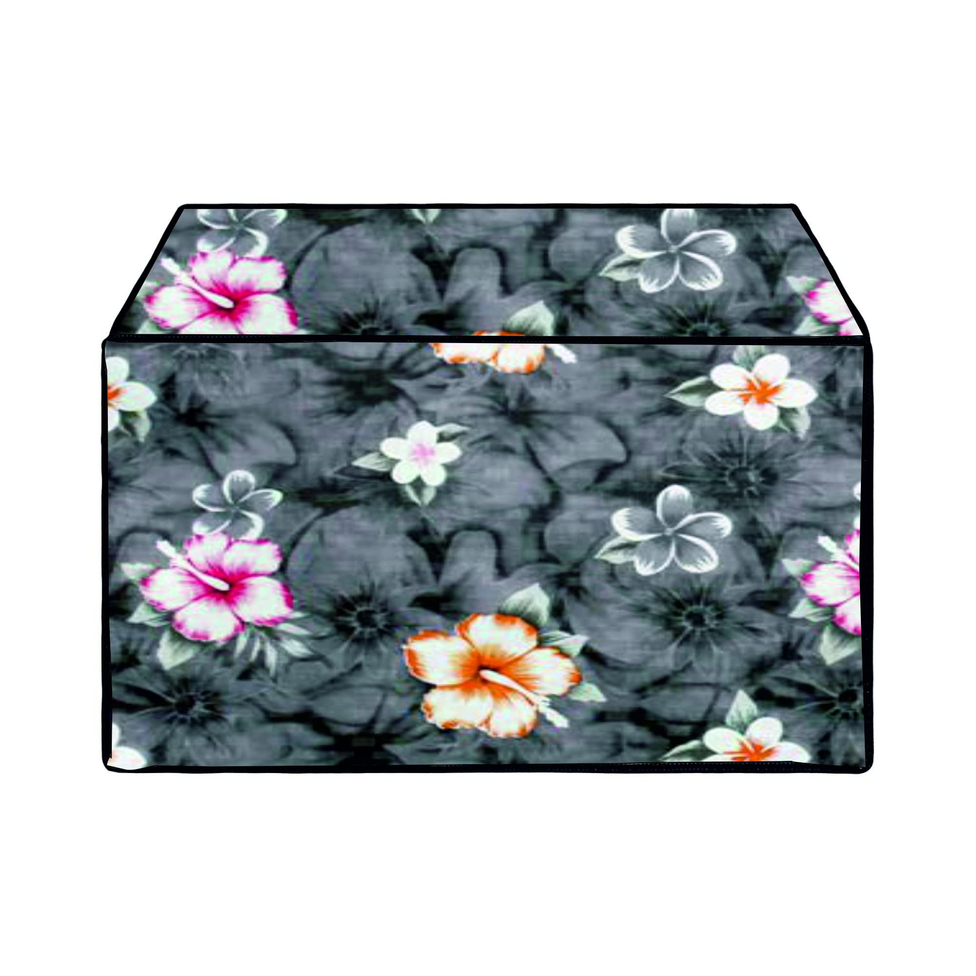 Microwave Oven Cover For Samsung 28 L Convection CE1041DSB2/TL Printed PVC Waterproof/Dustproof Cover (Grey Flower) — Amazon image 4