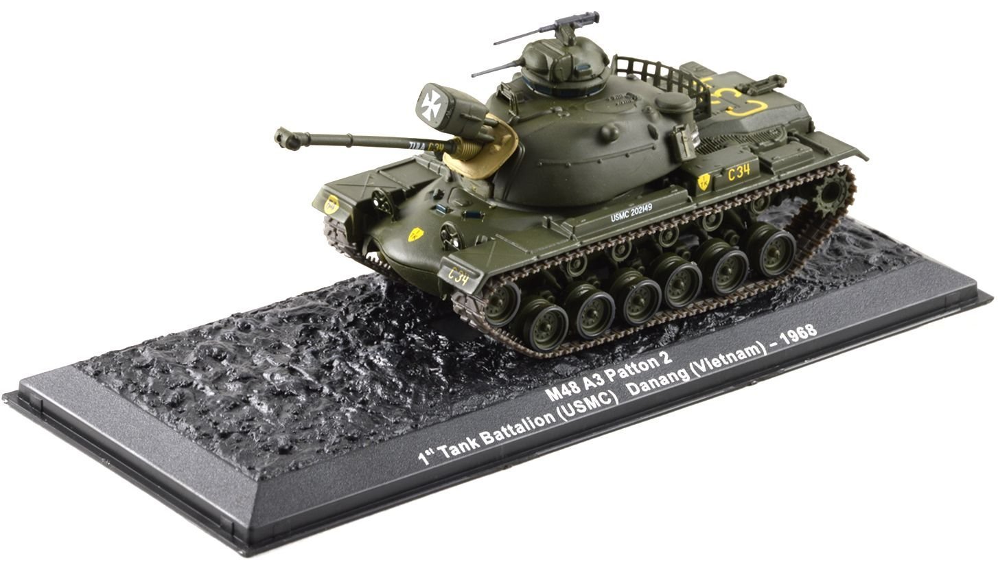 Buy Deagostini 172 Diecast Model Tank M48 A3 Patton 2 1st Tank