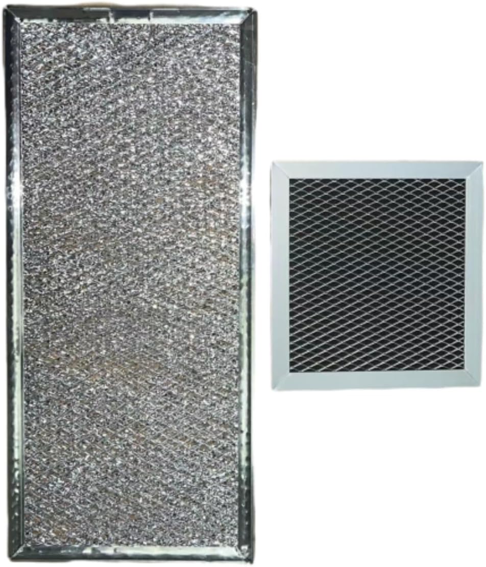 Microwave Charcoal Filter for KitchenAid KHMC1857BSP1,KHMC1857BSP0, KHMC1857BSS0,KHMC1857BSS1, KHMC1857BWH0,KHMC1857BWH1(2PCS)