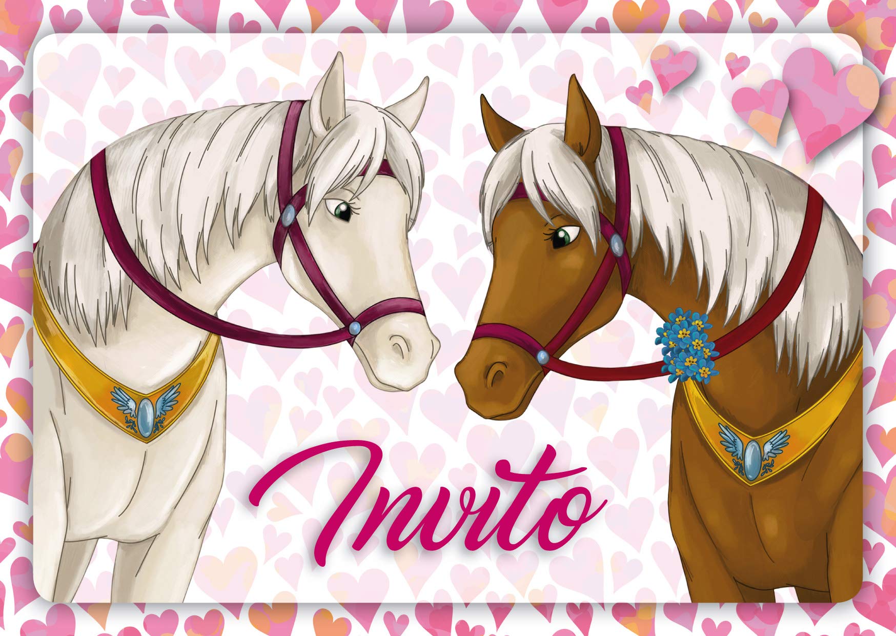 Biglietti d'invito di compleanno unicorno - acquista su