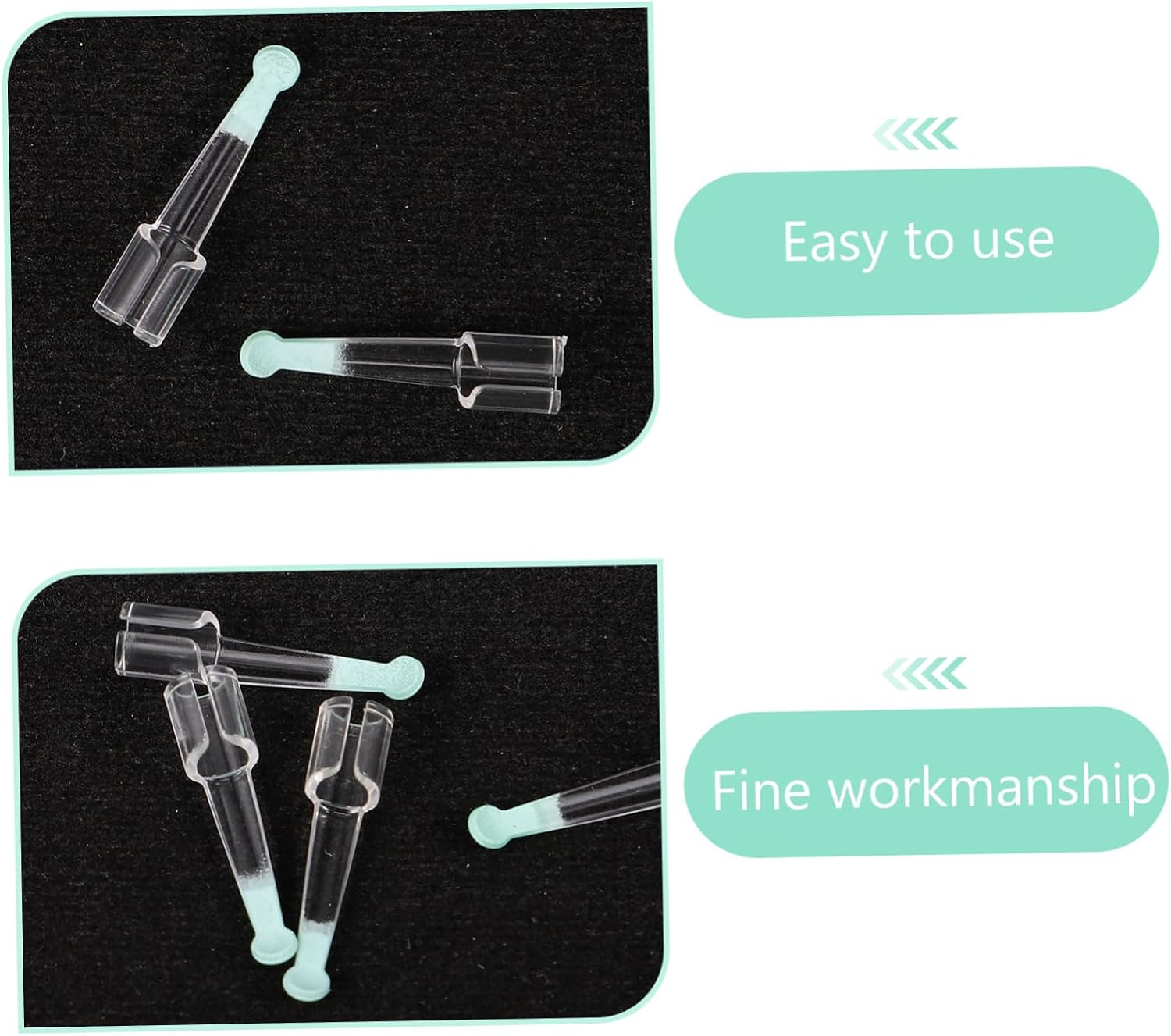 6pcs Replacement Ear Tips for Ear Spoon Visible Earwax Removal Accessories Compact and Easy to Use
