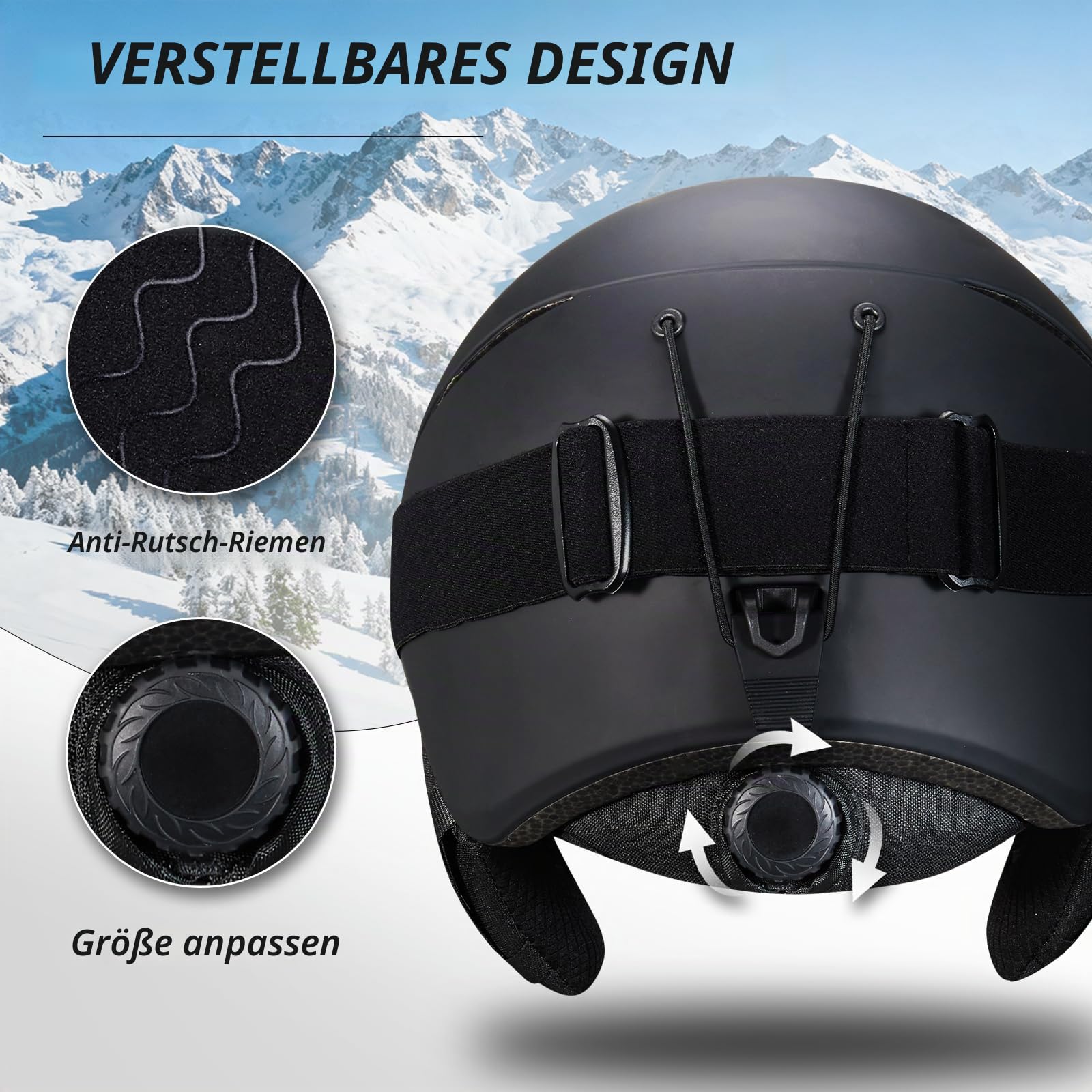VCOROS Skihelm DXH816 Skihelme für Damen und Herren