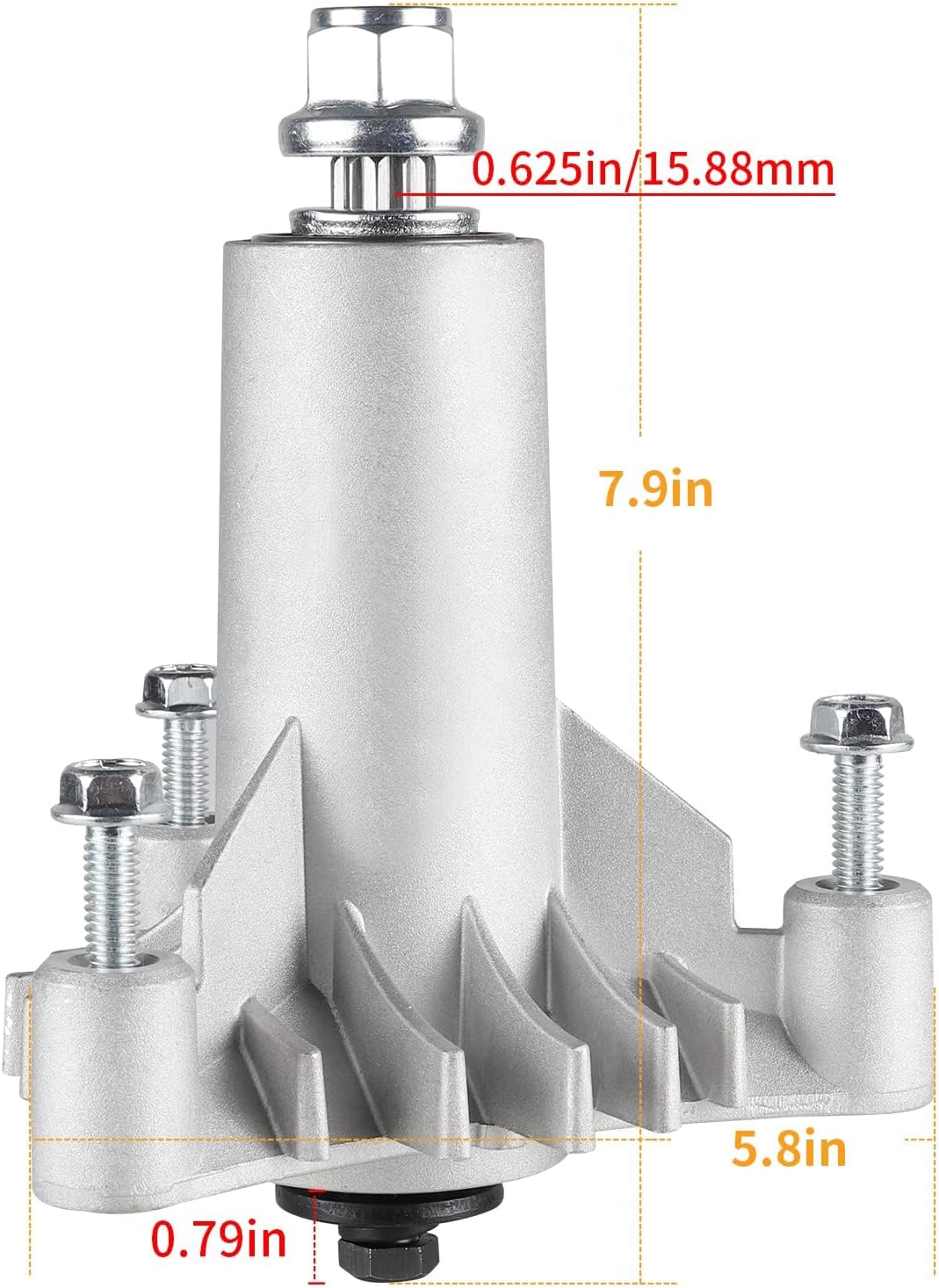 2 Pack 130794 Spindles Fits Sear Craftsman 36" 38" 42" Deck Mower, Replace 137641 Spindle Assembly Fit for Husqvarna TH150 YTH1842 Poulan PP1242 342074 Craftsman LT1000 LT2000