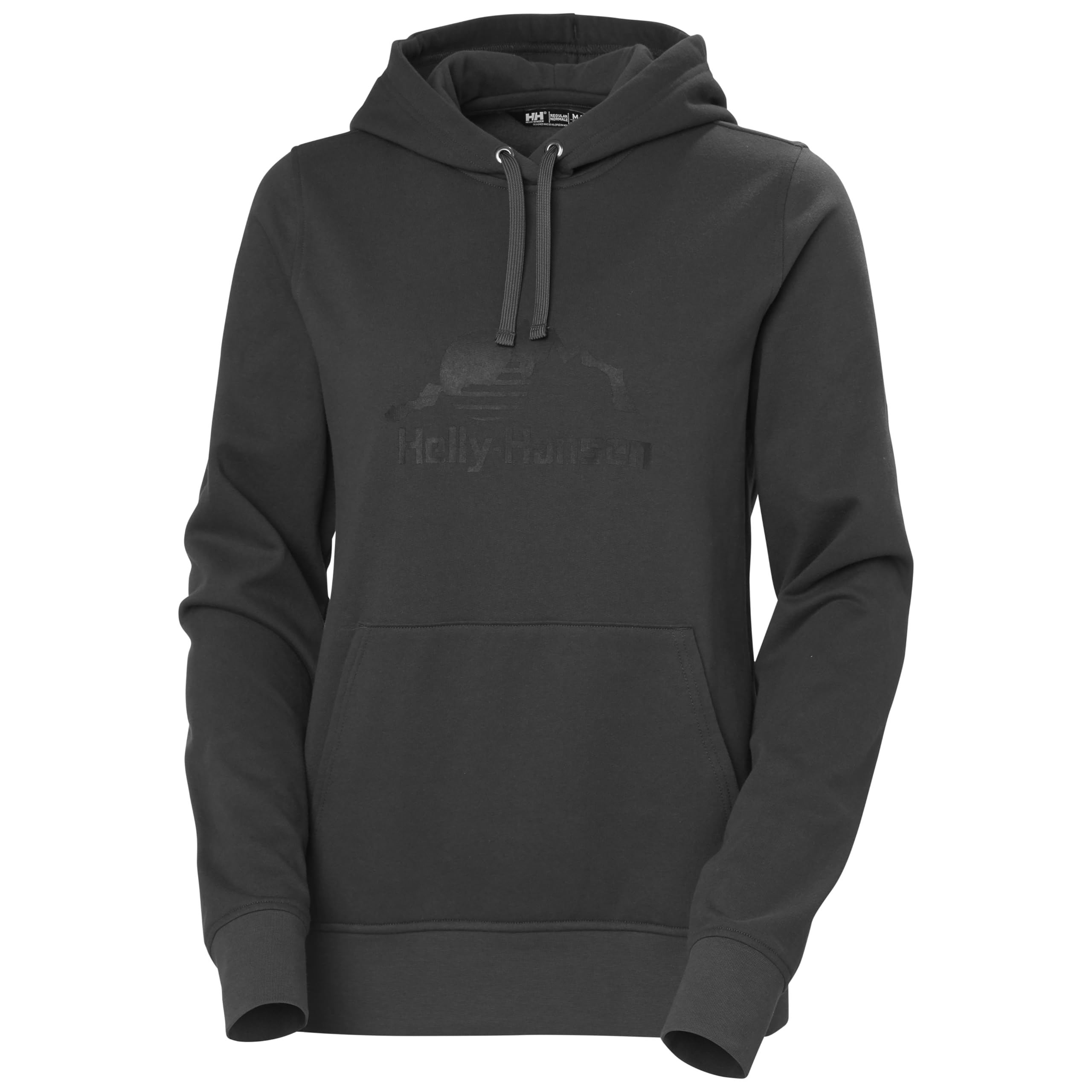 Helly Hansen Women's W Nord Graphic Pullover Hoodie, Ebony, XS