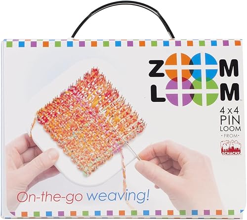 Schacht Spindle Company, telar Zoom Loom de Schacht, 4 x 4 pulgadas