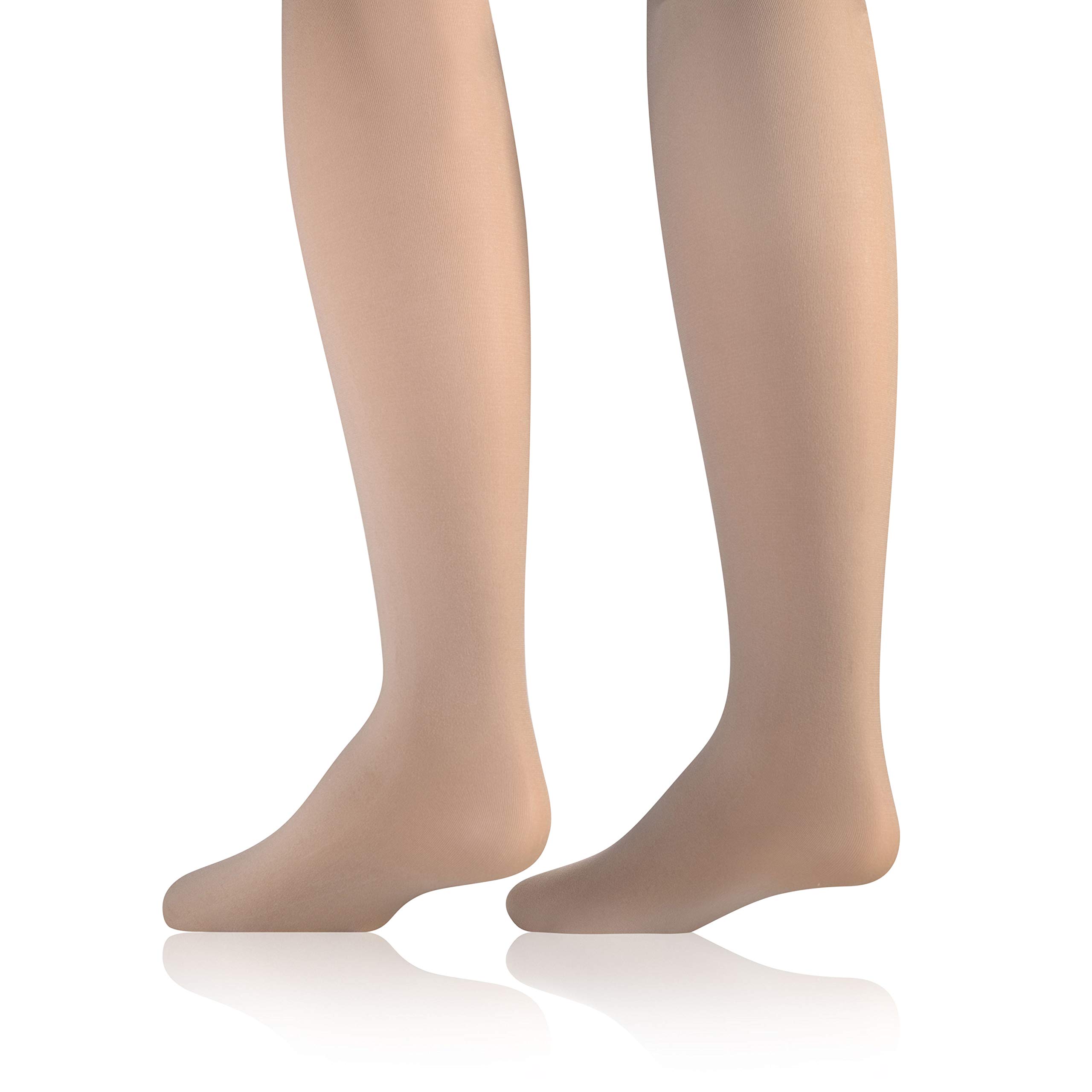 FICELLO Footed Tights Dance Ballet Stretchable Soft Leggings for Girls 1-3 Pack