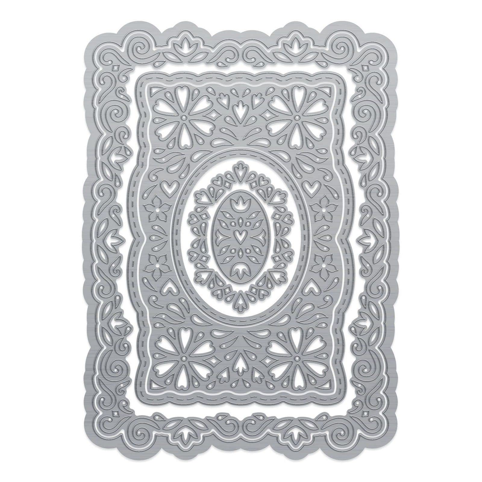 Tonic Studios • Il set Folksy Floral Primrose Frames