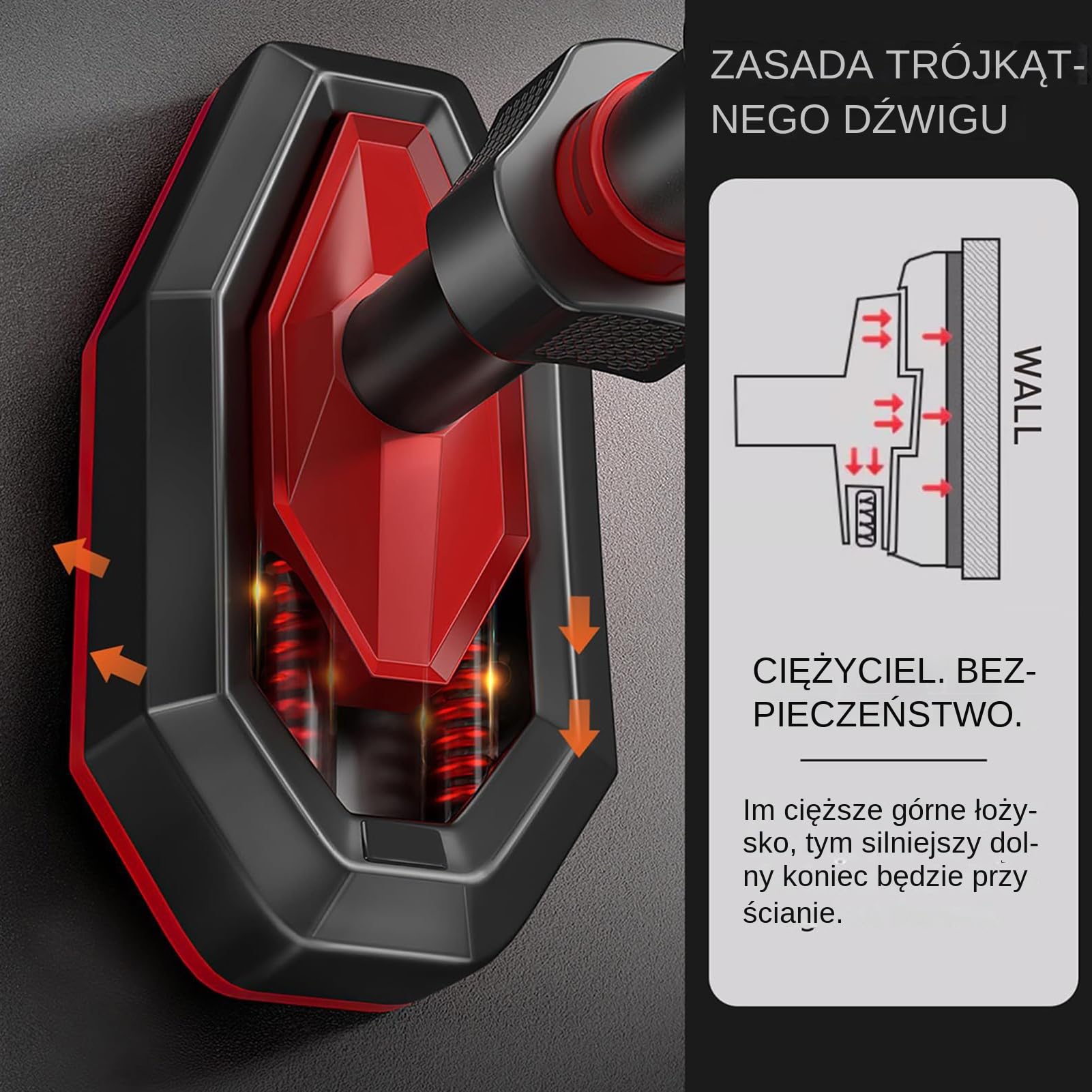 Drążek Do Podciągania Na Drzwi Antypoślizgowy Ergonomiczny Bez Wiercenia | Sprzęt do domowego treningu fitness Do Użytku Domowego Wewnątrz I Na Zewnątrz Fitness Ćwiczenia Trening Miejsce Pracy