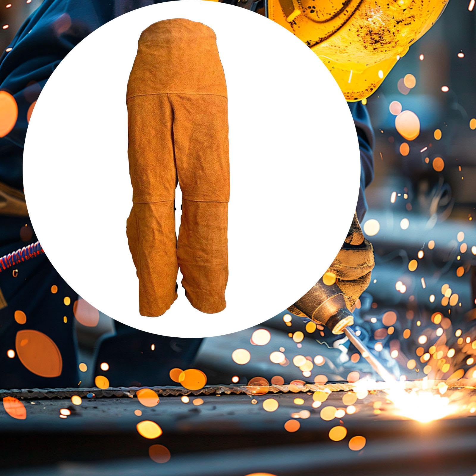 Amagogo Welding Apron Split Leg Versatile Work Shop Apron for Cutting BBQ Gardening