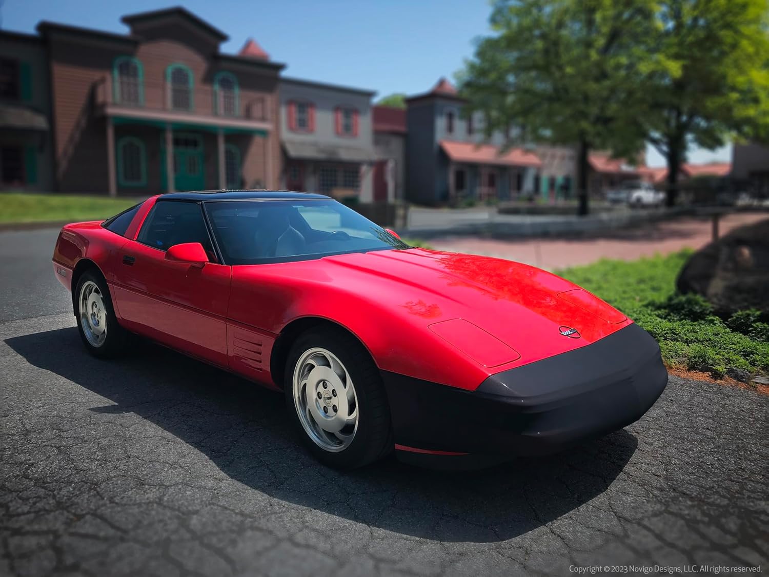 C4 Corvette NoviStretch Front Bumper Mask : Fits All 1984-1996 C4 Corvette Models Including Grand Sport & ZR1 (Front Bumper Mask)