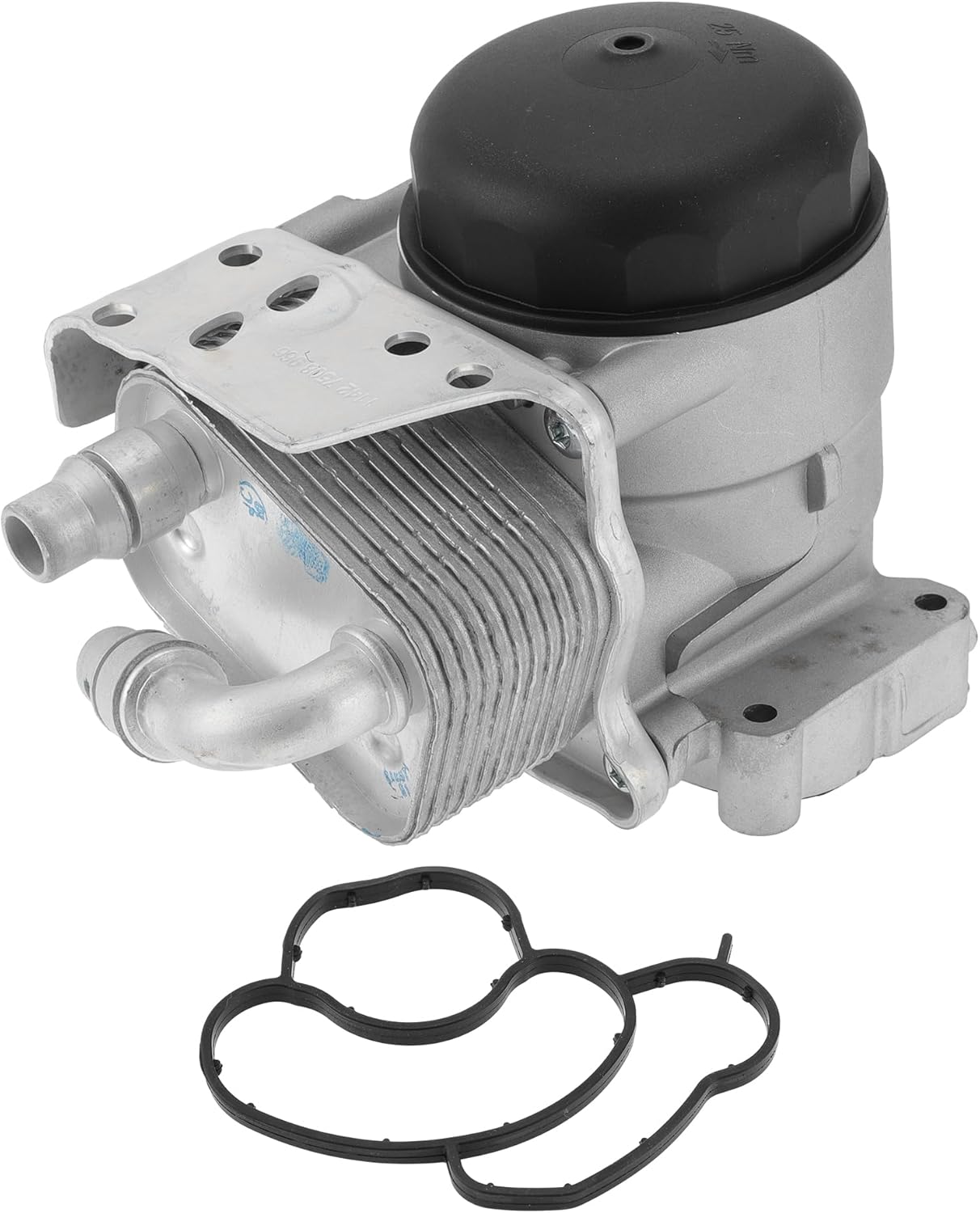 1 Pc Engine Oil Cooler Oil Filter Housing Adapter Assembly for BMW 120i 2006-2012 Oil Cooler No.11427508966 Silver Tone Upgraded Aluminum Alloy