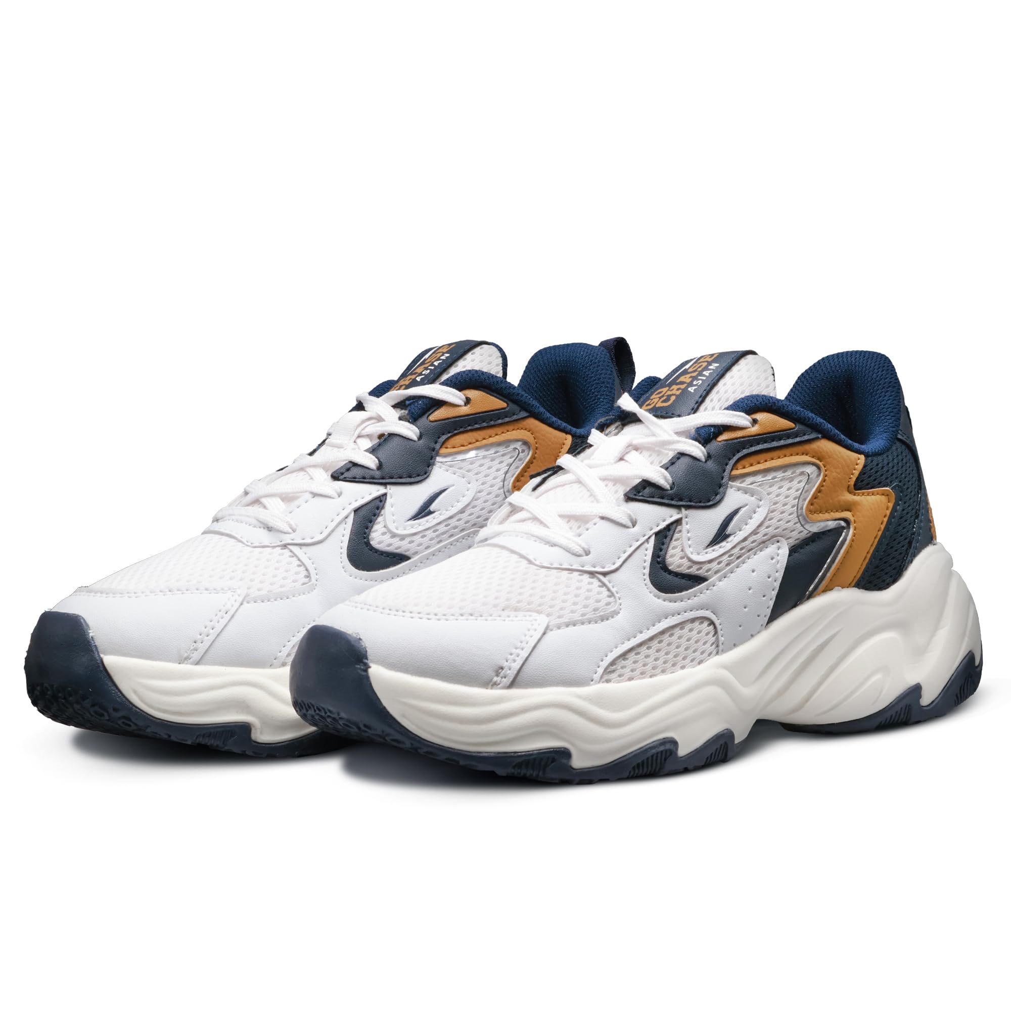 ASIANMen DOMINATOR-03 Running and Casual wear Running Shoes with Laces, Lightweight and Comfortable Shoes with Upper Fabric and Phylon Sole for Men & Boys for Sports and Gym