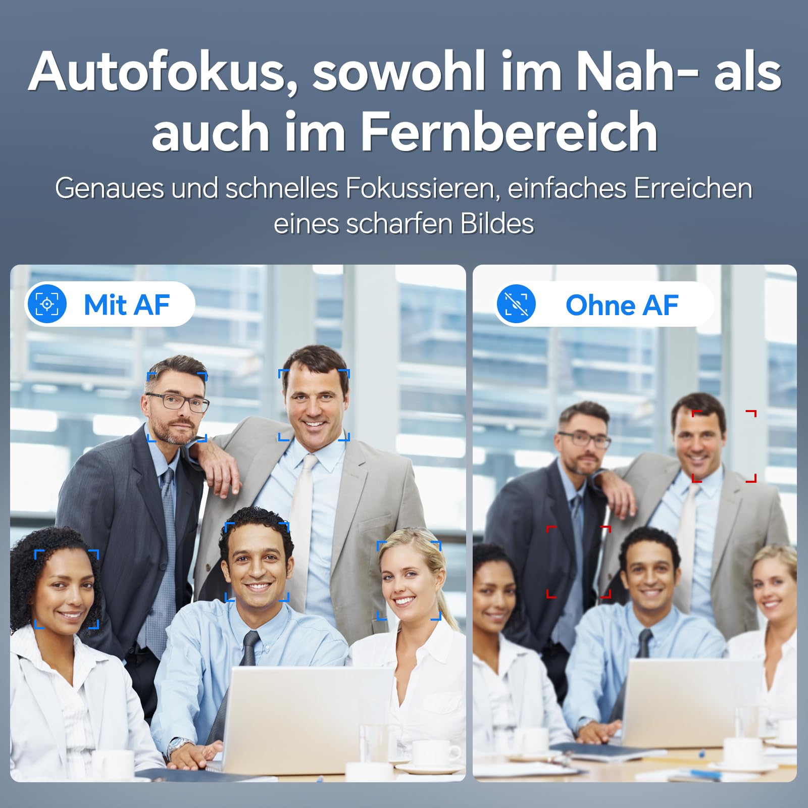 N newline PC Webcam 4k/30fps mit 2 Mikrofonen mit Rauschunterdrückung, Autofokus, Lichtkorrektur, mit Privacy Shutter und Stativ, USB 2.0 UHD Webcam für PC Mac Desktop Skype Streaming