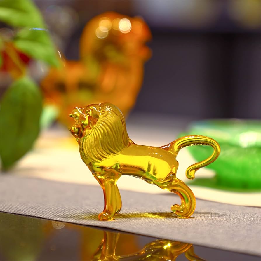 Amazon.co.jp: クリスタルライオンの置物 ガラス 野生動物 コレクター Amazon.co.jp: クリスタルライオンの置物 ガラス 野生動物 コレクター