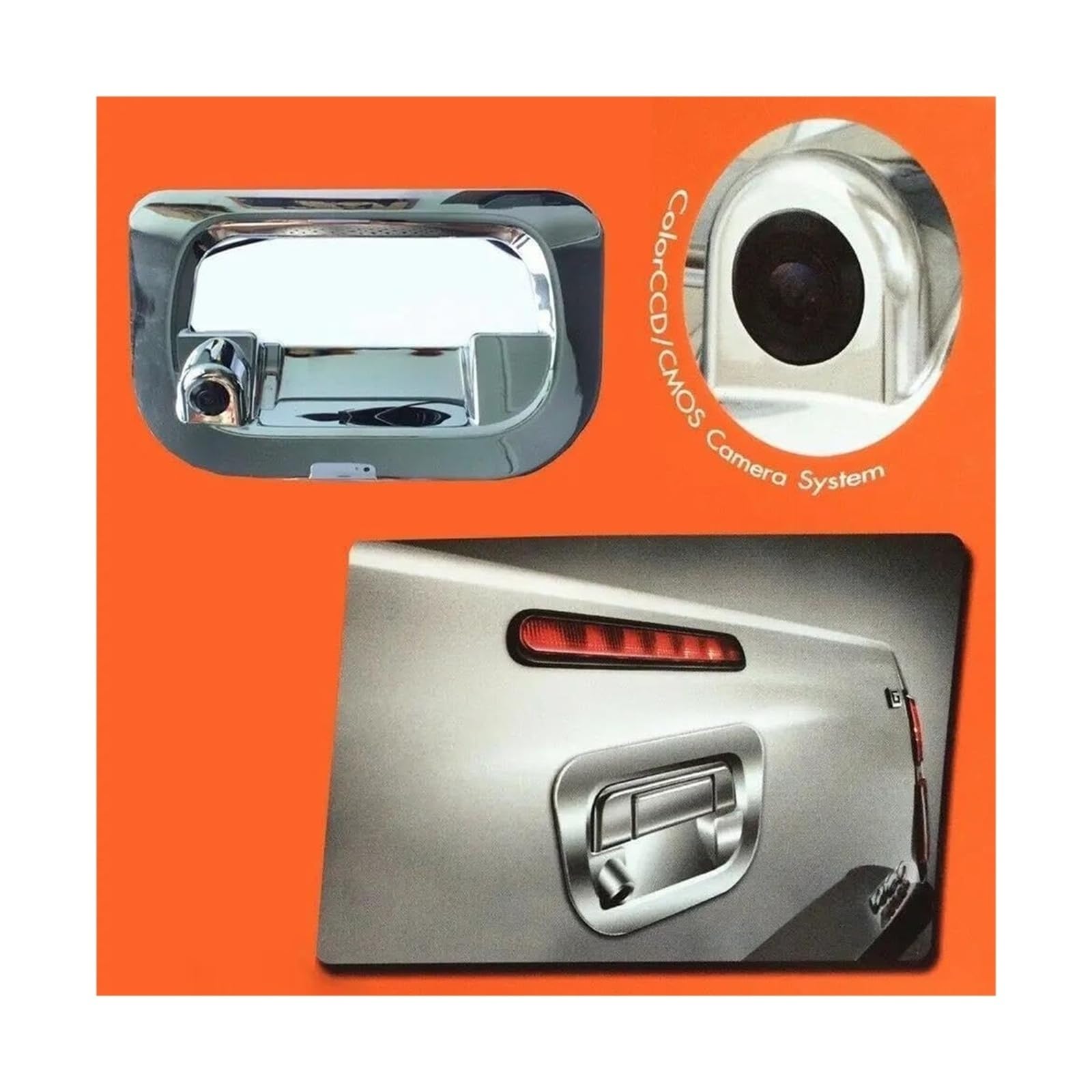 Copia Seguridad Cámara Cámara Estacionamiento Marcha Atrás Para Toyota Para Hilux 2005-2014 Manija Portón Trasero