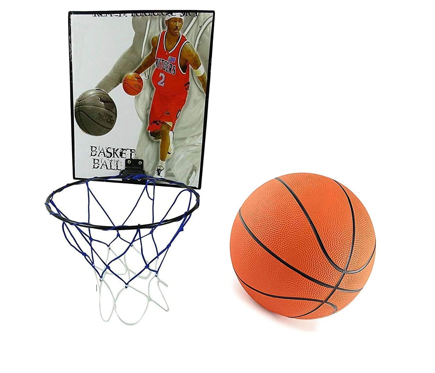 Skull Sports Industries Indoor Door and Wall Mountable Basketball Hoop Set with Basketball (7 No. Basketball) (B0BFNXNNS2) Amazon Price History, Amazon Price Tracker