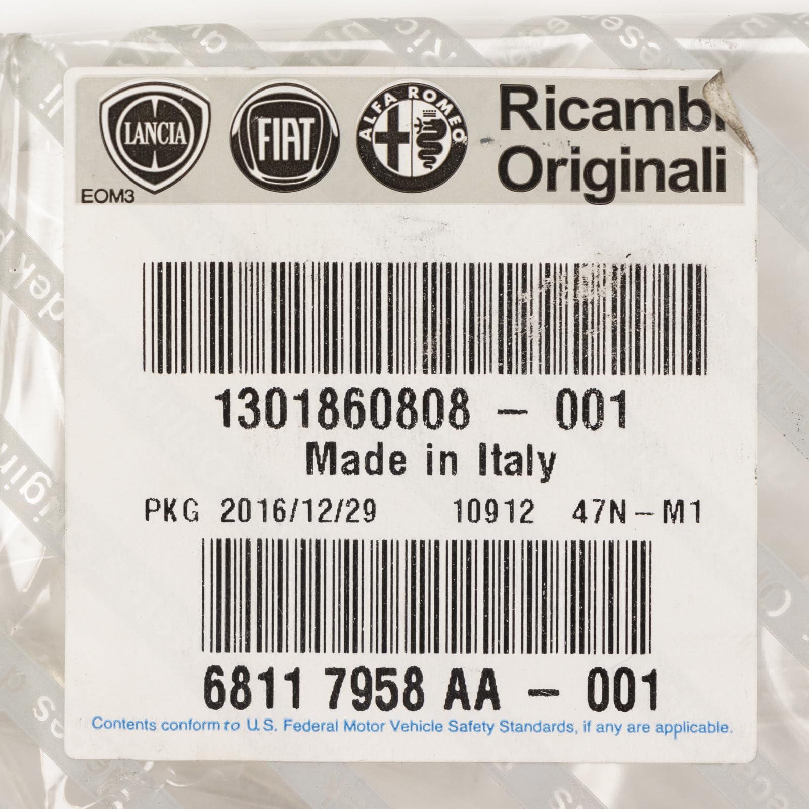 Original copertura Telaio numero einstie gspla 1301860808