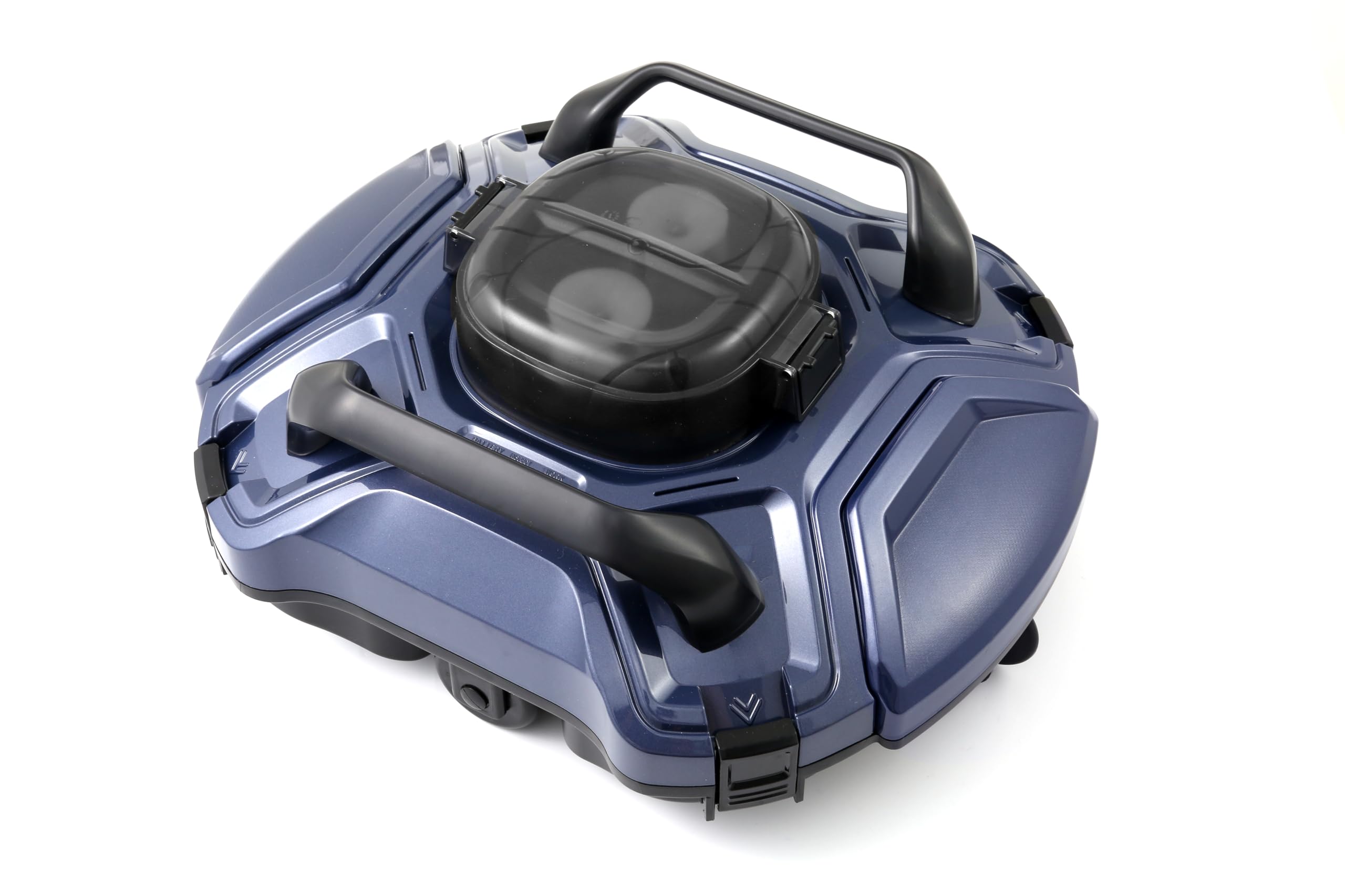 Aspirateur de piscine robotique sans fil, nettoyage automatique, double moteur, auto-stationnement, pour piscines hors sol/hors sol (bleu)