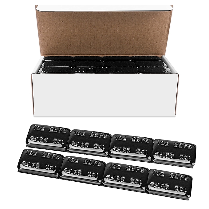 EZISOE 黑色粘贴式轮重 1oz 车轮配重条