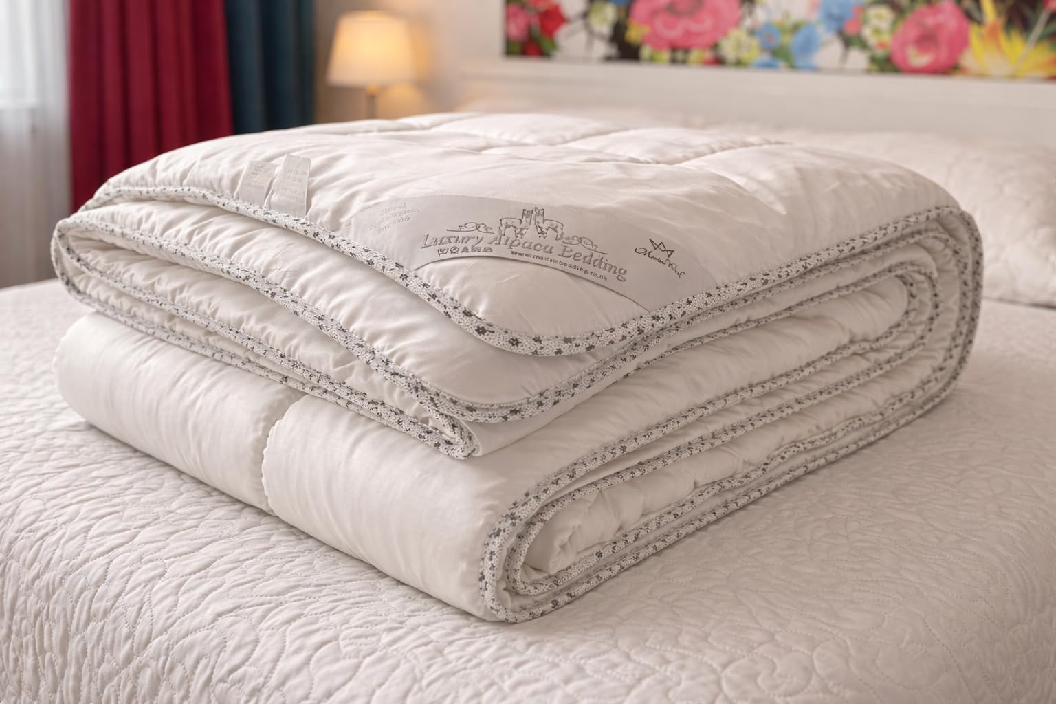 Merino Wool White Luxury Alpaca Duvet Alpaca Wool Duvets – All Year/Seasons (160X200cm)